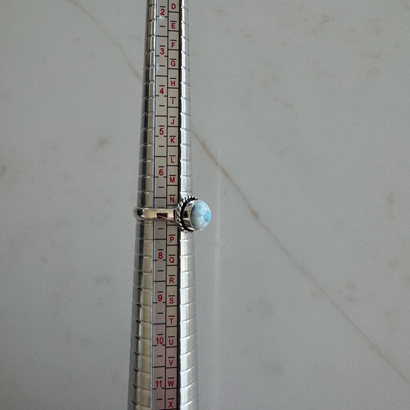 NWOT Sundance Clouds in the Sky Ring, Larimar, Sterling Silver - Picture 6 of 6